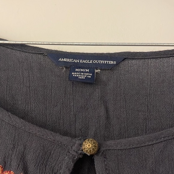 used american eagle bell sleeve blouse - Picture 3 of 3